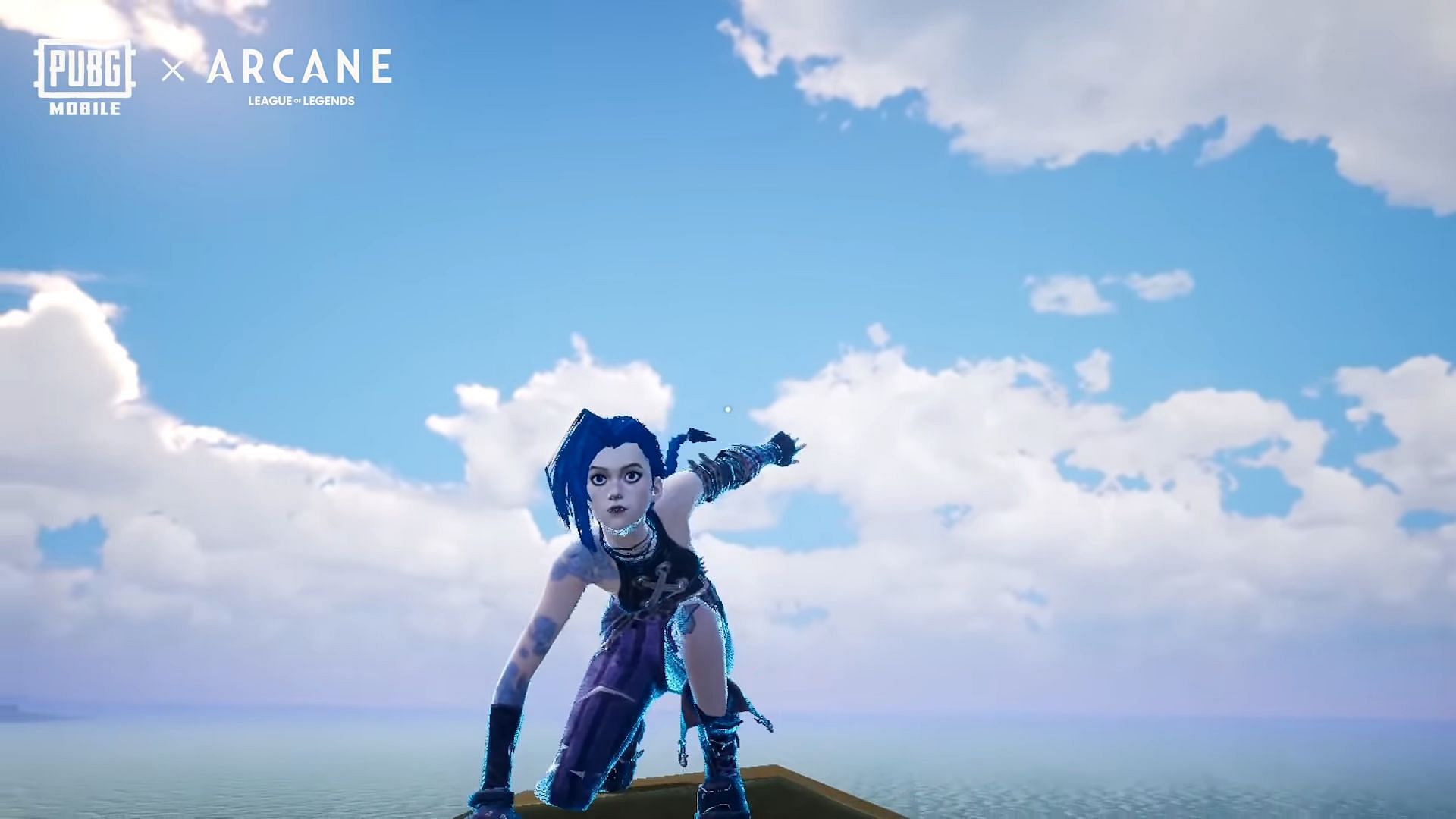 Jinx charcter model in PUBG Mobile (Image via Krafton)